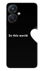 This World Redmi 13C 5G Hard Case Back Cover by Casekaro
