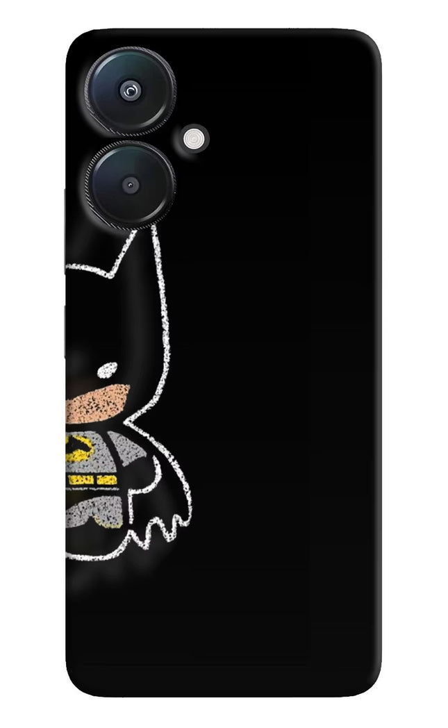 Bat Kitty Redmi 13C 5G Hard Case Back Cover by Casekaro