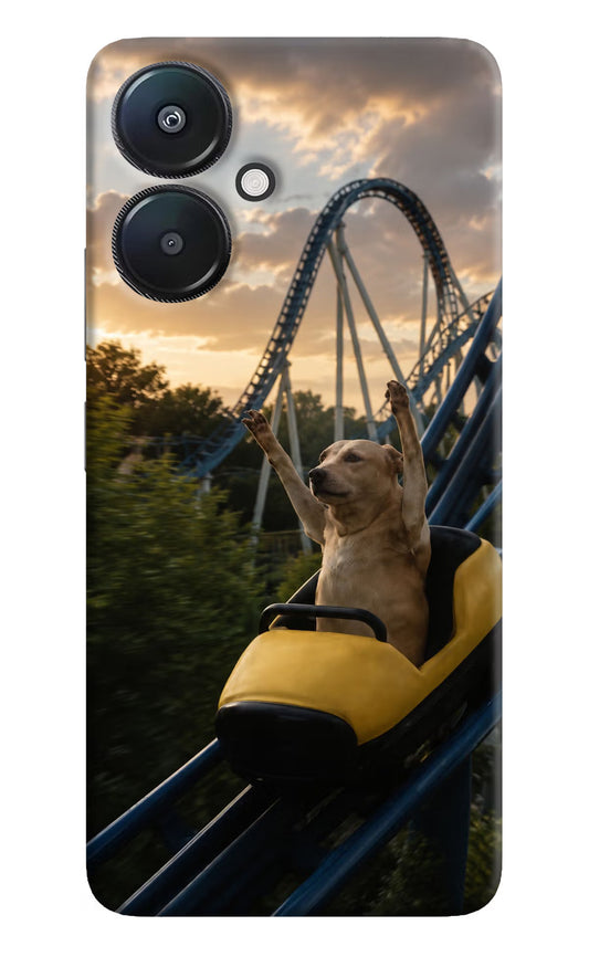Rollercoaster Dog Redmi 13C 5G Hard Case Back Cover by Casekaro