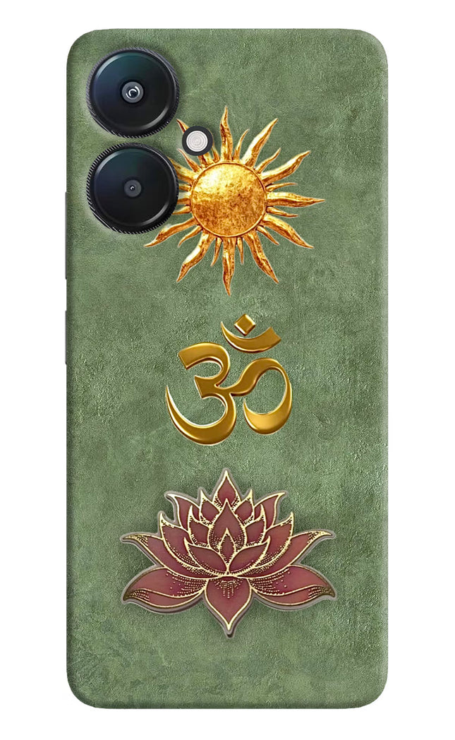 Om & Lotus Redmi 13C 5G Back Cover