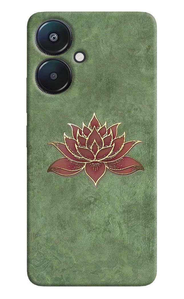 Lotus Grace Redmi 13C 5G Hard Case Back Cover by Casekaro