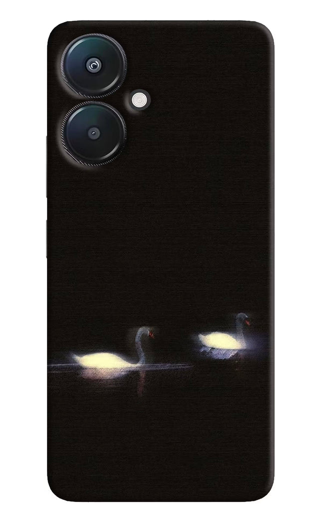 Silent Swans Redmi 13C 5G Hard Case Back Cover by Casekaro