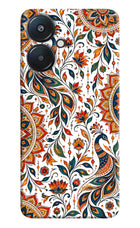 White Mayura Redmi 13C 5G Hard Case Back Cover by Casekaro