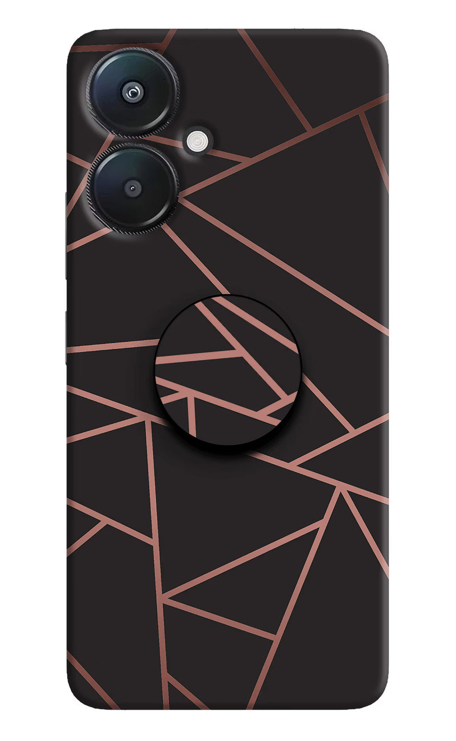 Geometric Pattern Redmi 13C 5G Pop Case, Hard case