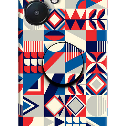Colorful Pattern Redmi 13C 5G Pop Case by Casekaro