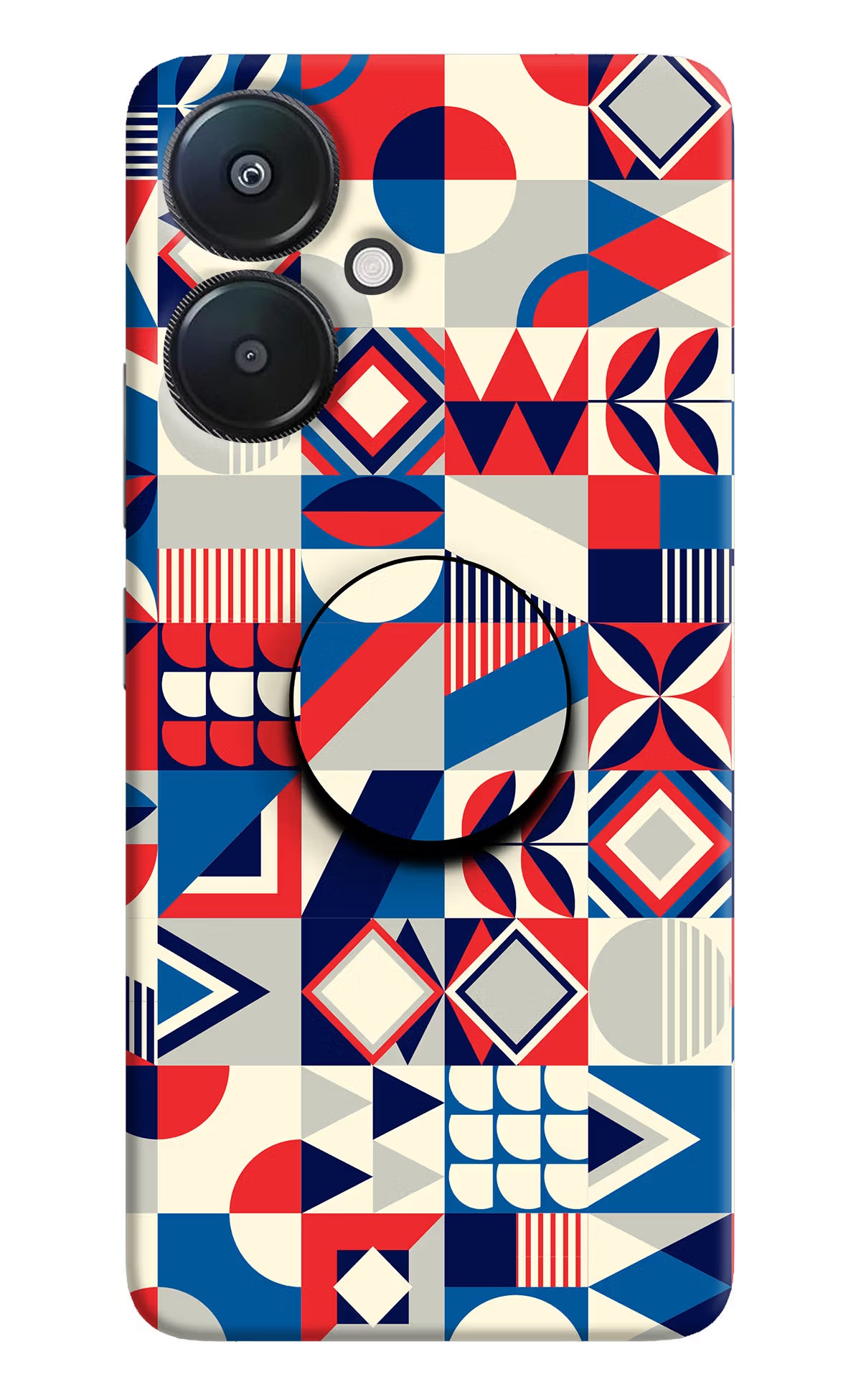 Colorful Pattern Redmi 13C 5G Pop Case by Casekaro