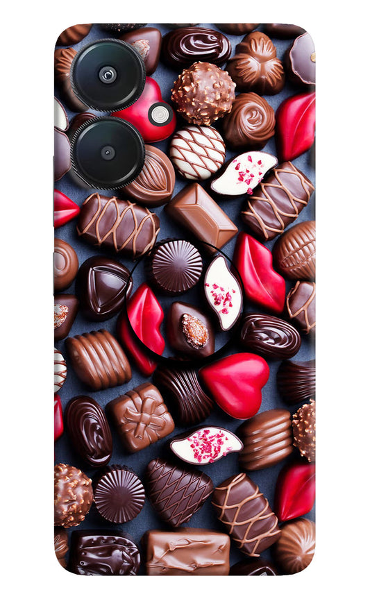 Chocolates Redmi 13C 5G Pop Case by Casekaro