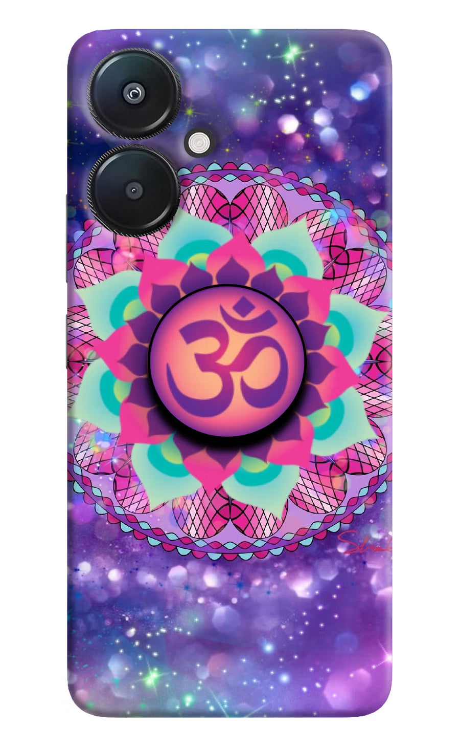 Om Purple Redmi 13C 5G Pop Case, Hard case