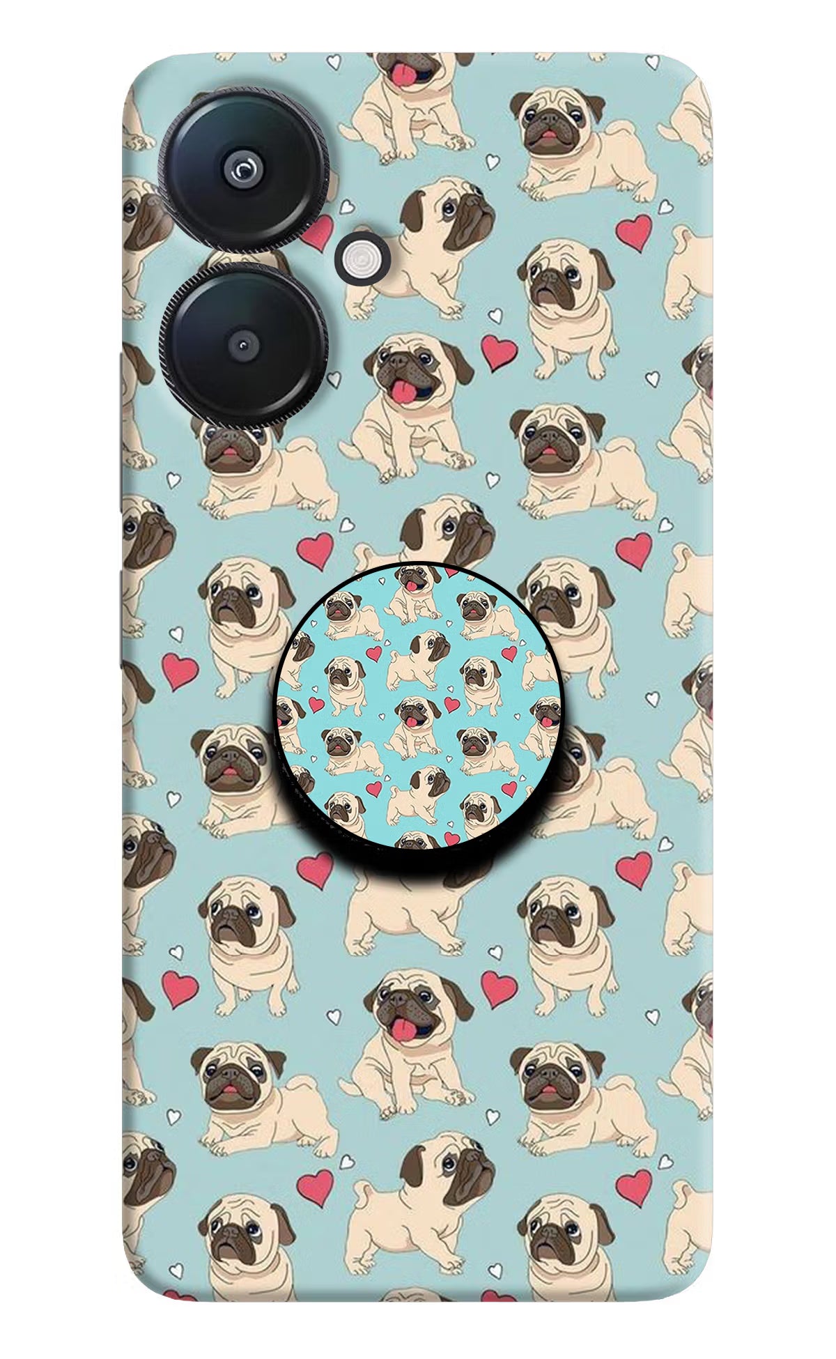 Pug Dog Redmi 13C 5G Pop Case by Casekaro
