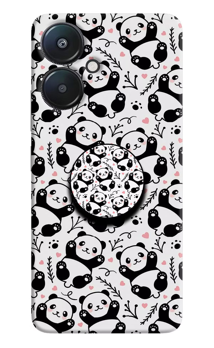 Cute Panda Redmi 13C 5G Pop Case, Hard case