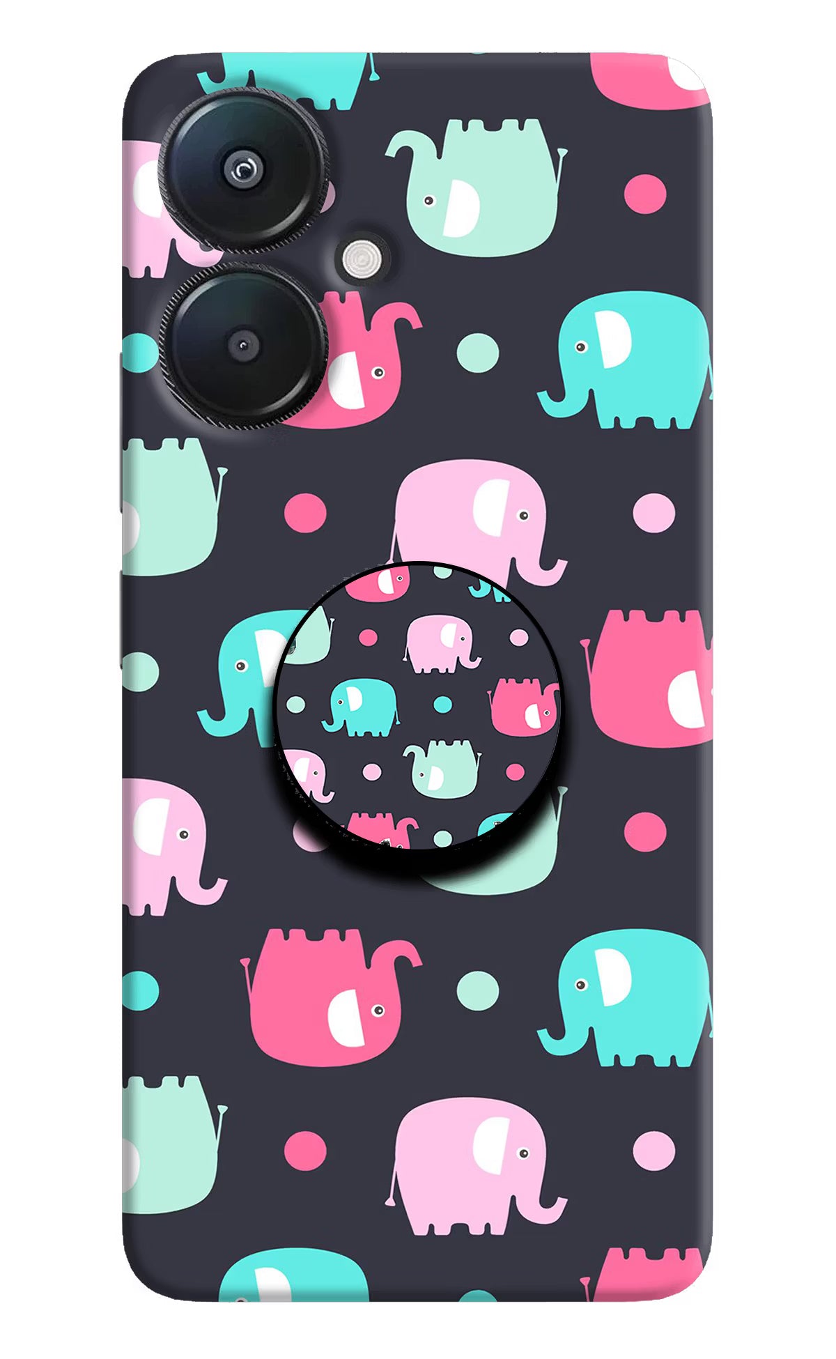 Baby Elephants Redmi 13C 5G Pop Case by Casekaro
