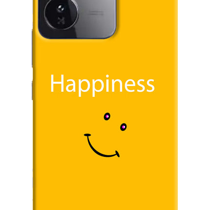Happiness With Smiley iQOO Z9 5G Hard Case Back Cover by Casekaro