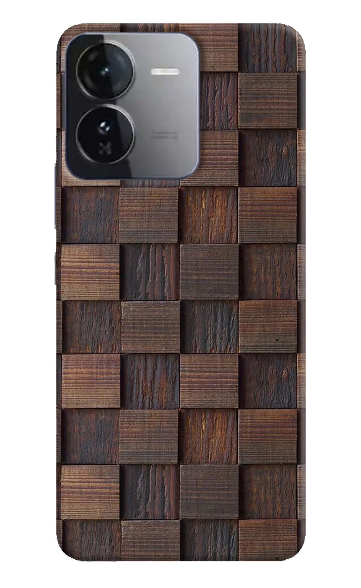 Wooden Cube Design iQOO Z9 5G Hard Case Back Cover by Casekaro