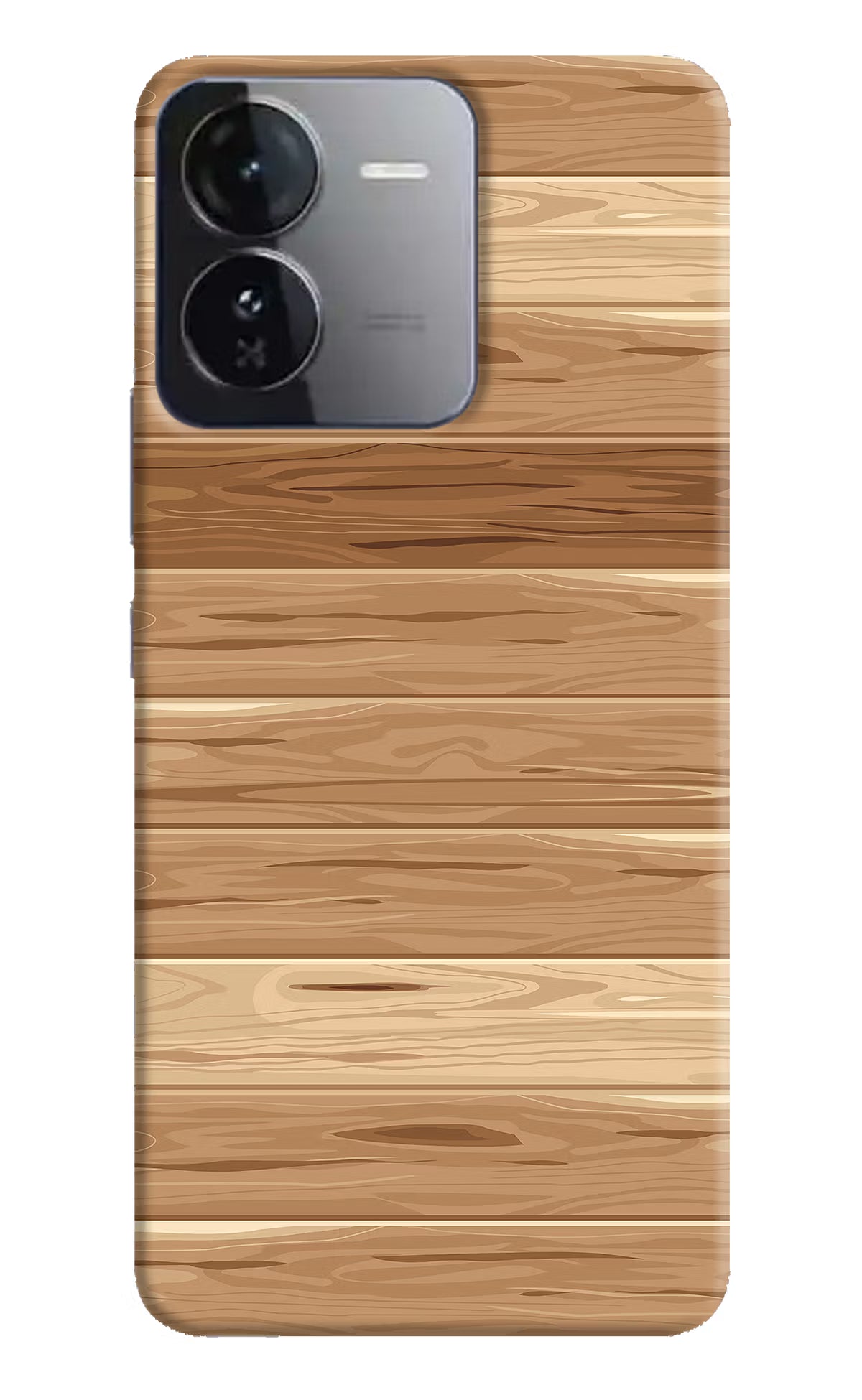 Wooden Vector iQOO Z9 5G Hard Case Back Cover by Casekaro