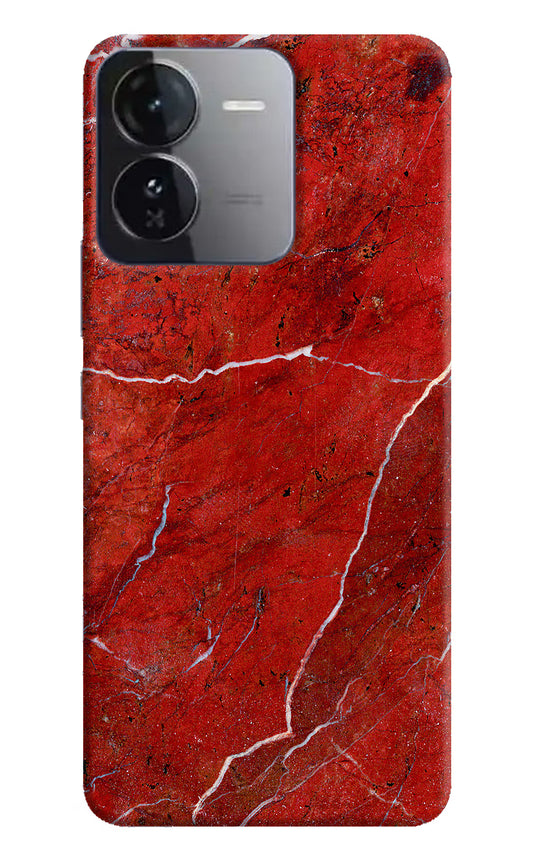 Red Marble Design iQOO Z9 5G Hard Case Back Cover by Casekaro