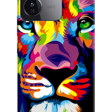 Lion iQOO Z9 5G Hard Case Back Cover by Casekaro