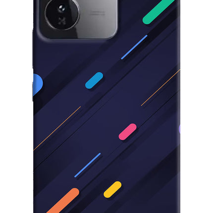 Abstract Design iQOO Z9 5G Hard Case Back Cover by Casekaro