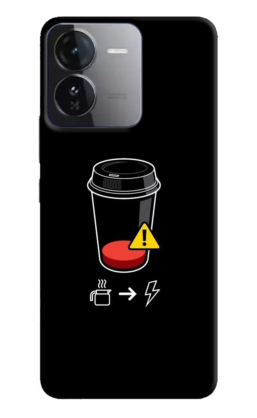 Coffee iQOO Z9 5G Back Cover, Hard case