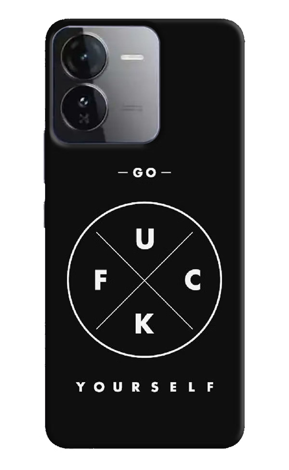 Go Fuck Yourself iQOO Z9 5G Hard Case Back Cover by Casekaro