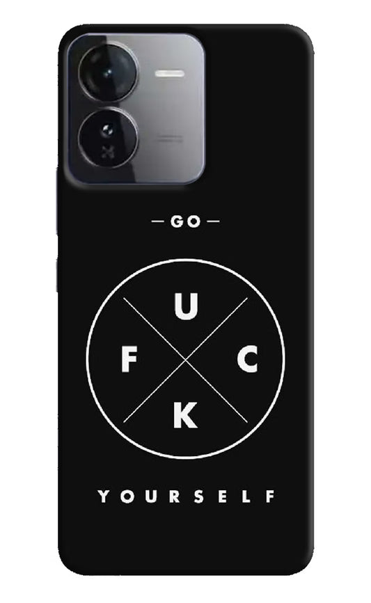 Go Fuck Yourself iQOO Z9 5G Hard Case Back Cover by Casekaro