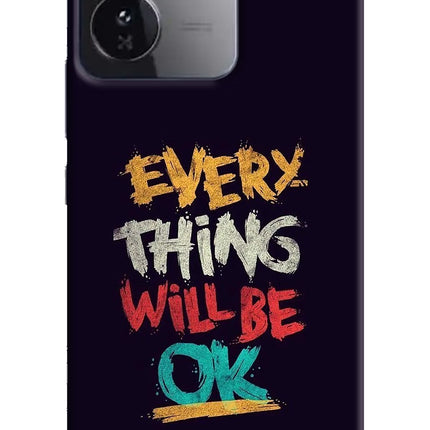 Everything Will Be Ok iQOO Z9 5G Hard Case Back Cover by Casekaro
