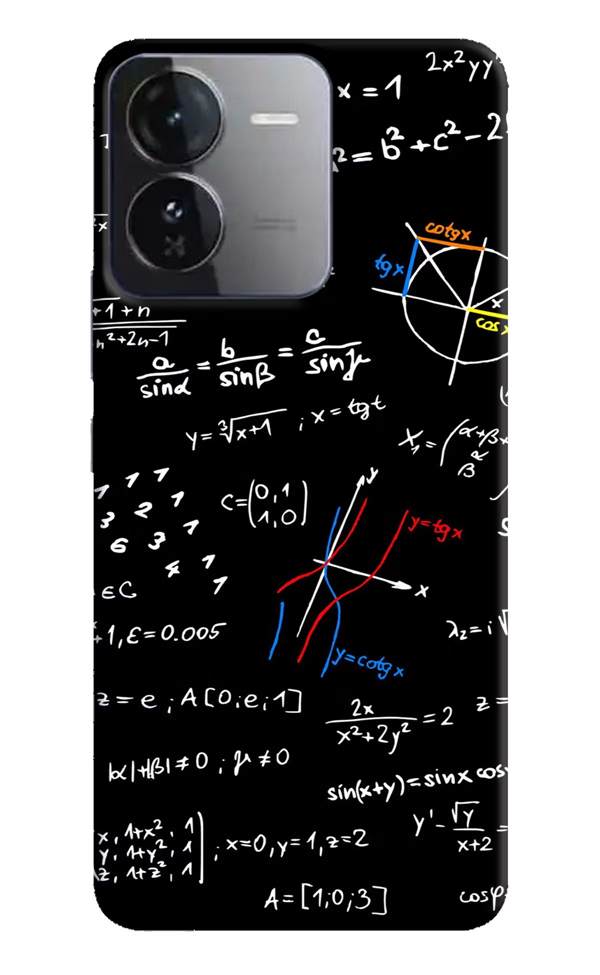 Mathematics Formula iQOO Z9 5G Hard Case Back Cover by Casekaro