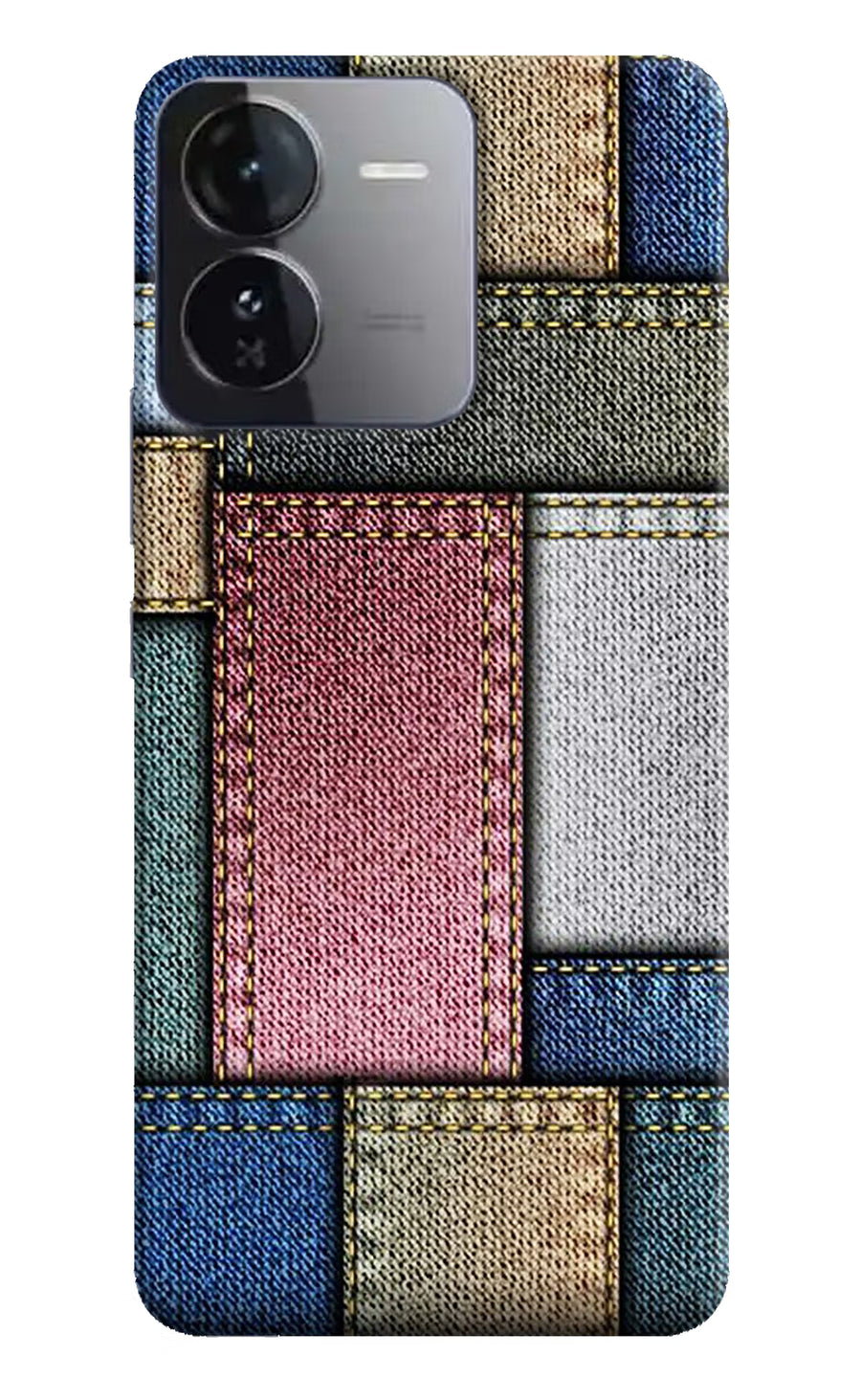 Multicolor Jeans iQOO Z9 5G Back Cover, Hard case
