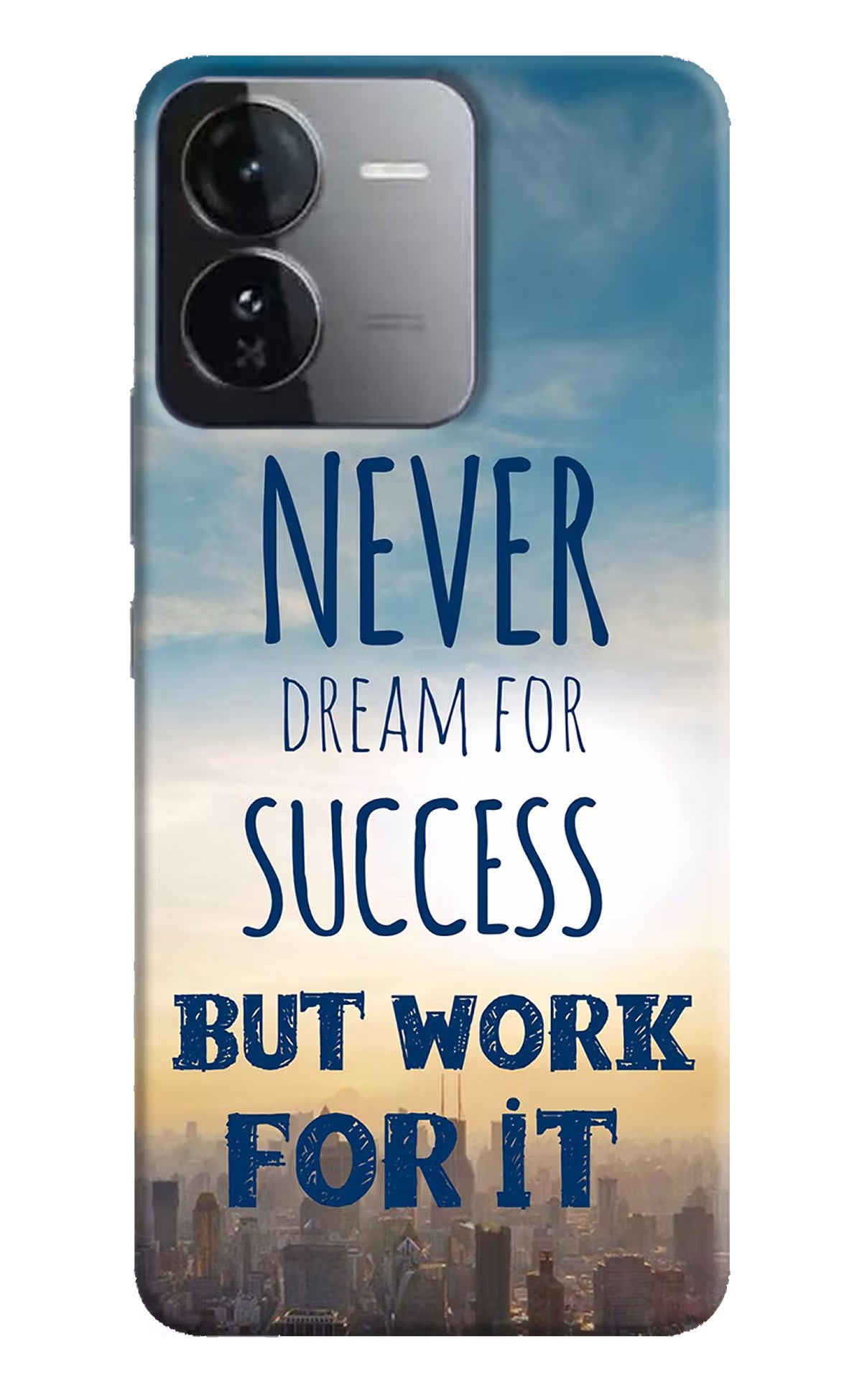 Never Dream For Success But Work For It iQOO Z9 5G Hard Case Back Cover by Casekaro