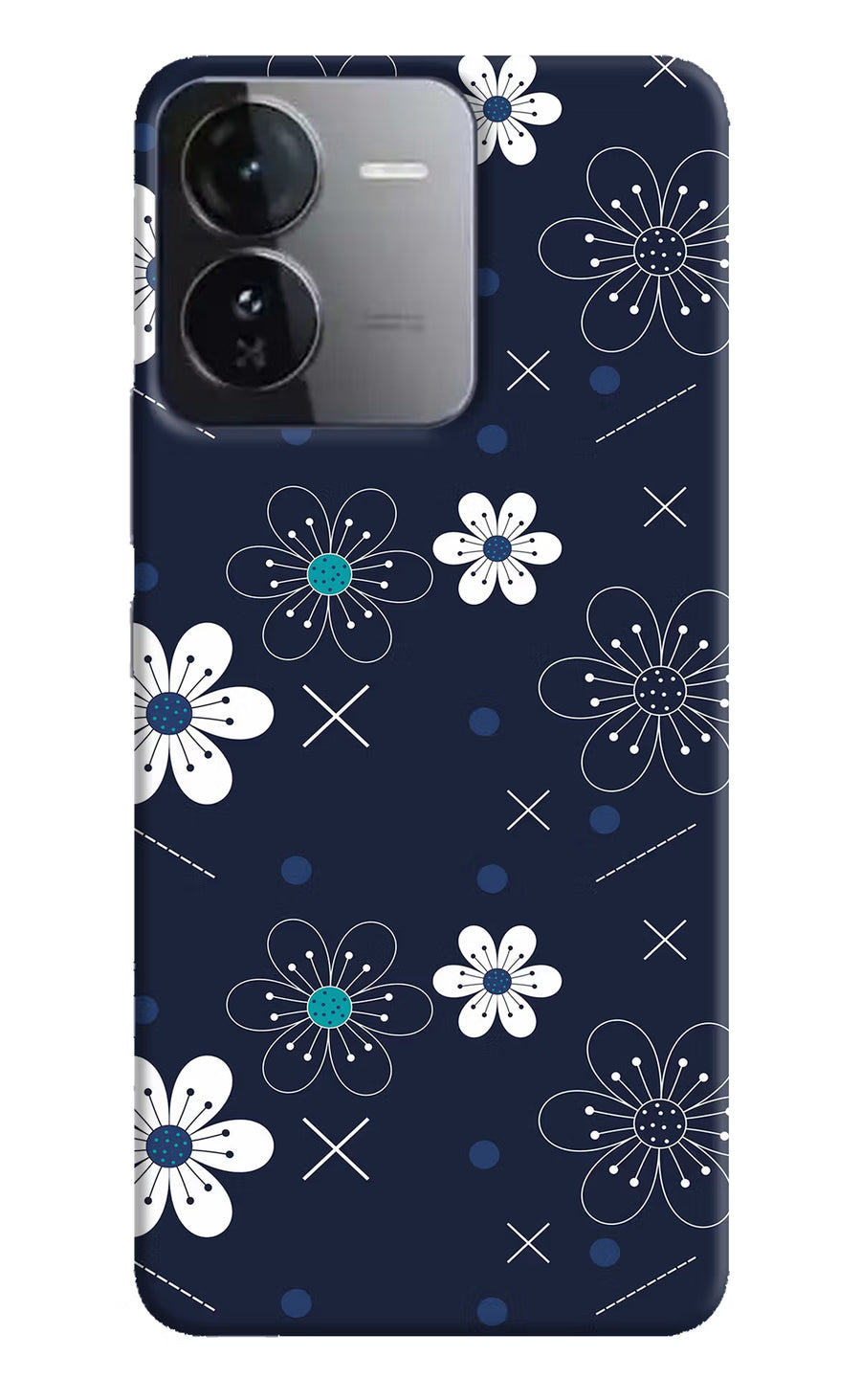 Flowers iQOO Z9 5G Back Cover, Hard case