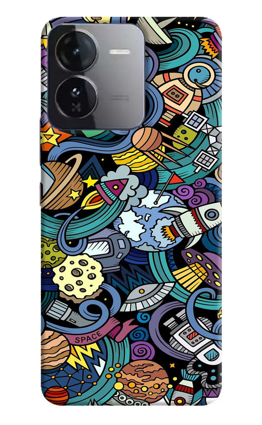 Space Abstract iQOO Z9 5G Hard Case Back Cover by Casekaro