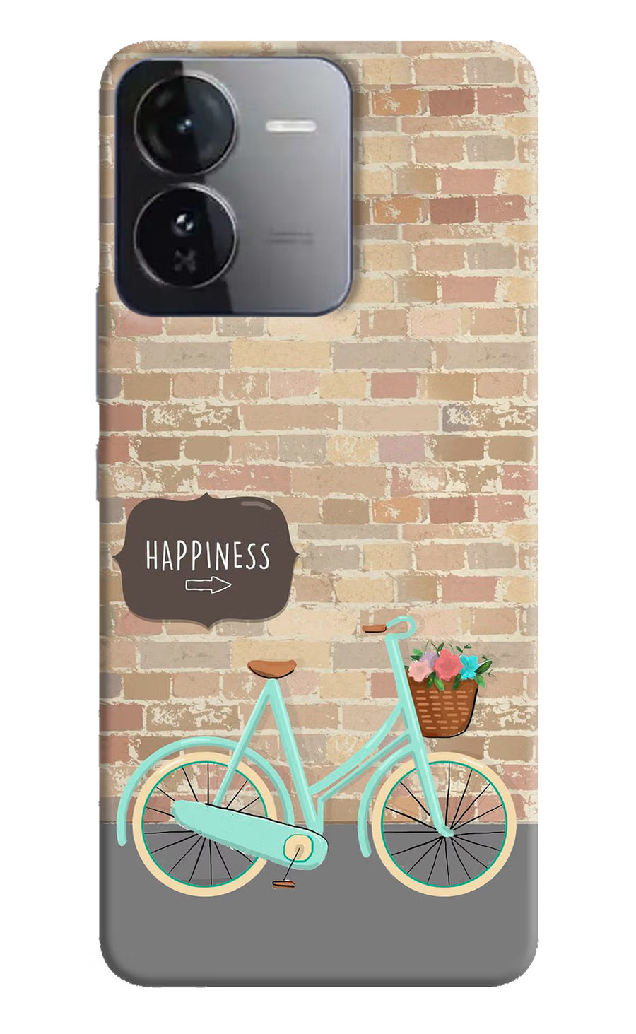 Happiness Artwork iQOO Z9 5G Back Cover, Hard case