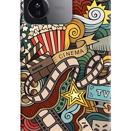 Cinema Abstract iQOO Z9 5G Hard Case Back Cover by Casekaro