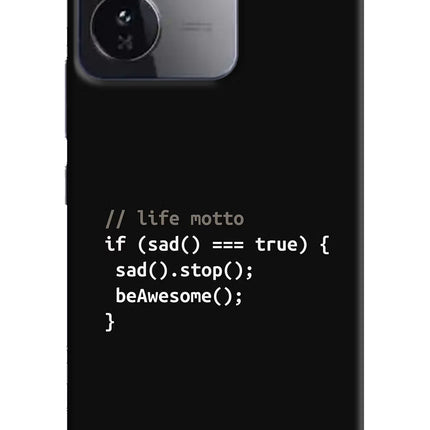 Life Motto Code iQOO Z9 5G Hard Case Back Cover by Casekaro