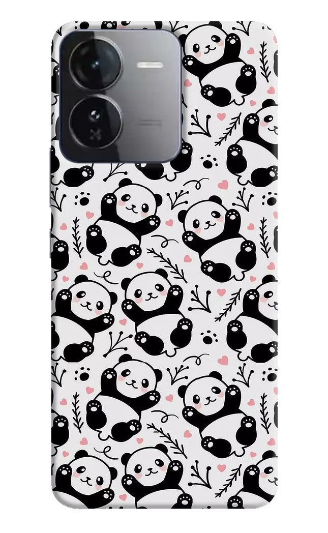 Cute Panda iQOO Z9 5G Hard Case Back Cover by Casekaro