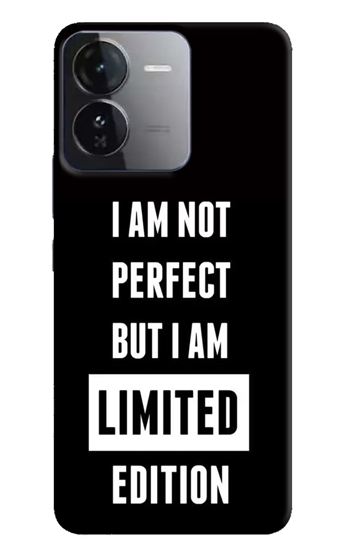 I Am Not Perfect But I Am Limited Edition iQOO Z9 5G Hard Case Back Cover by Casekaro