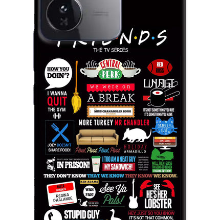 FRIENDS iQOO Z9 5G Hard Case Back Cover by Casekaro