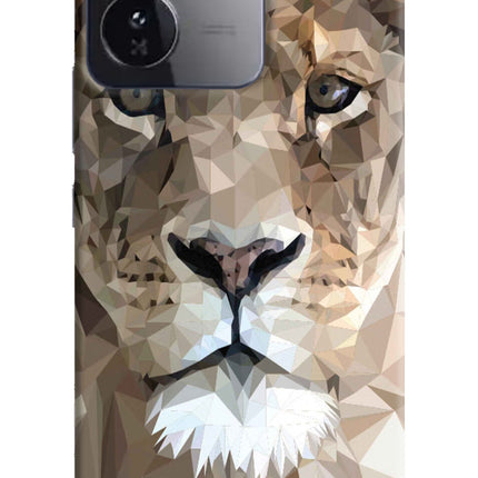 Lion Art iQOO Z9 5G Hard Case Back Cover by Casekaro