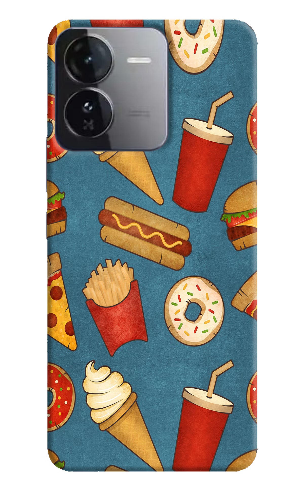 Foodie iQOO Z9 5G Hard Case Back Cover by Casekaro