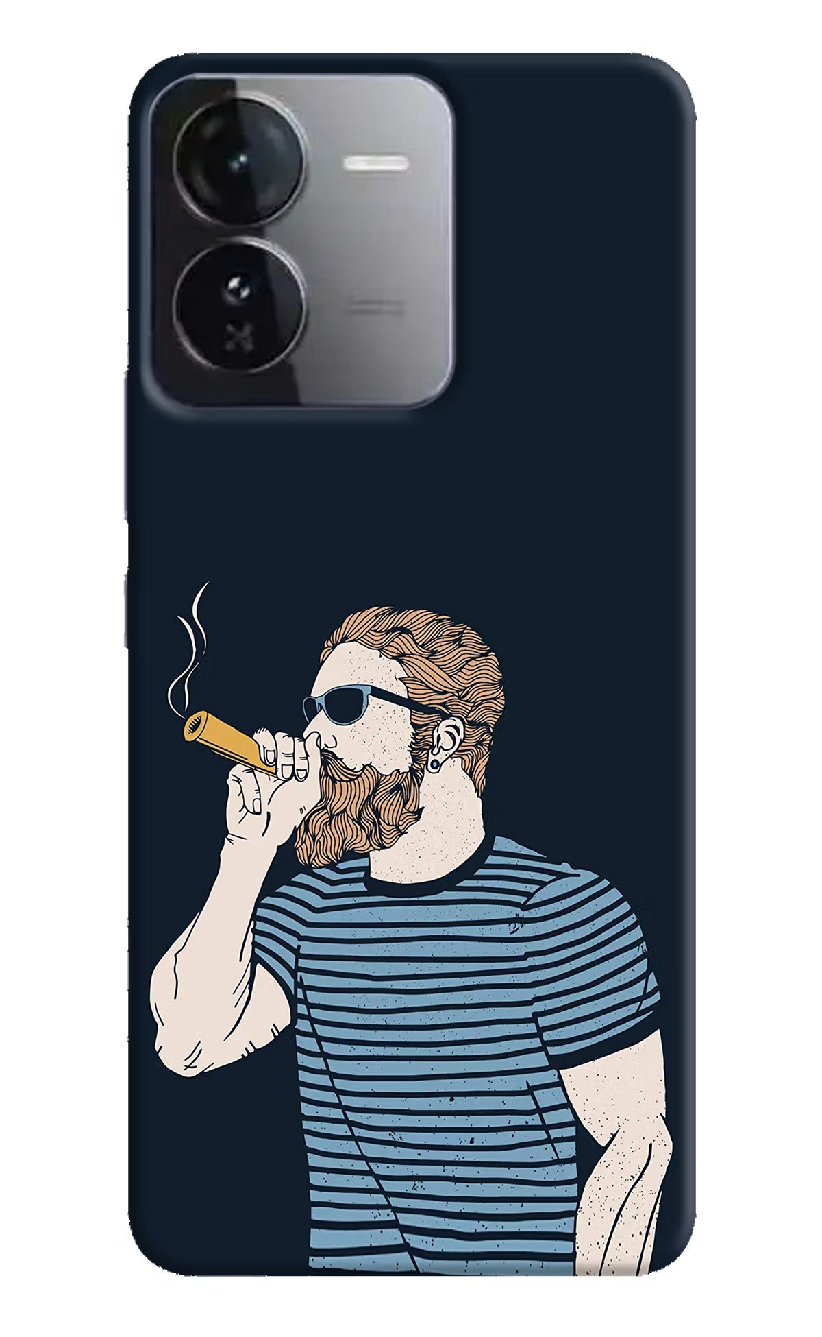 Smoking iQOO Z9 5G Hard Case Back Cover by Casekaro