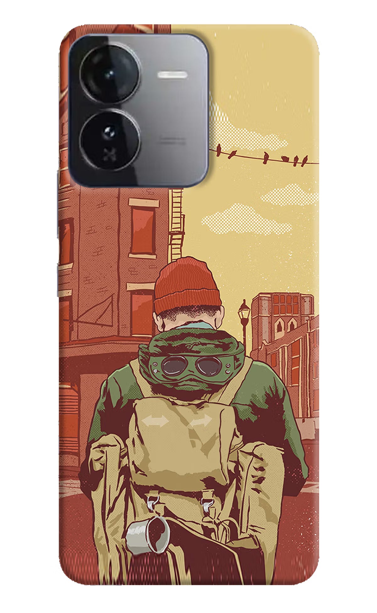 Adventurous iQOO Z9 5G Hard Case Back Cover by Casekaro
