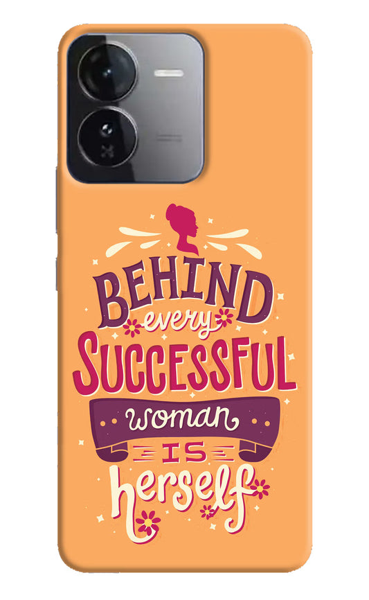 Behind Every Successful Woman There Is Herself iQOO Z9 5G Hard Case Back Cover by Casekaro