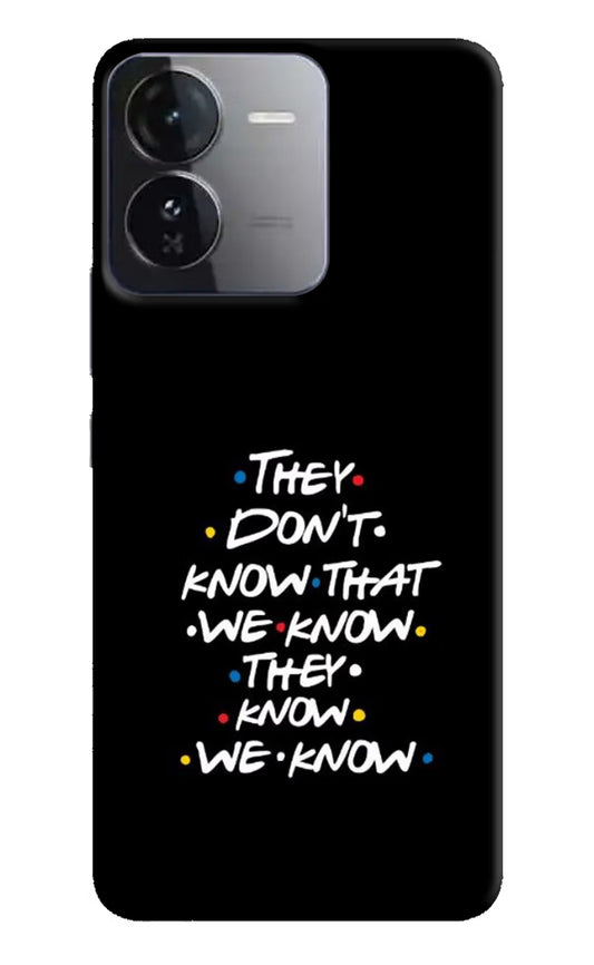 FRIENDS Dialogue iQOO Z9 5G Hard Case Back Cover by Casekaro