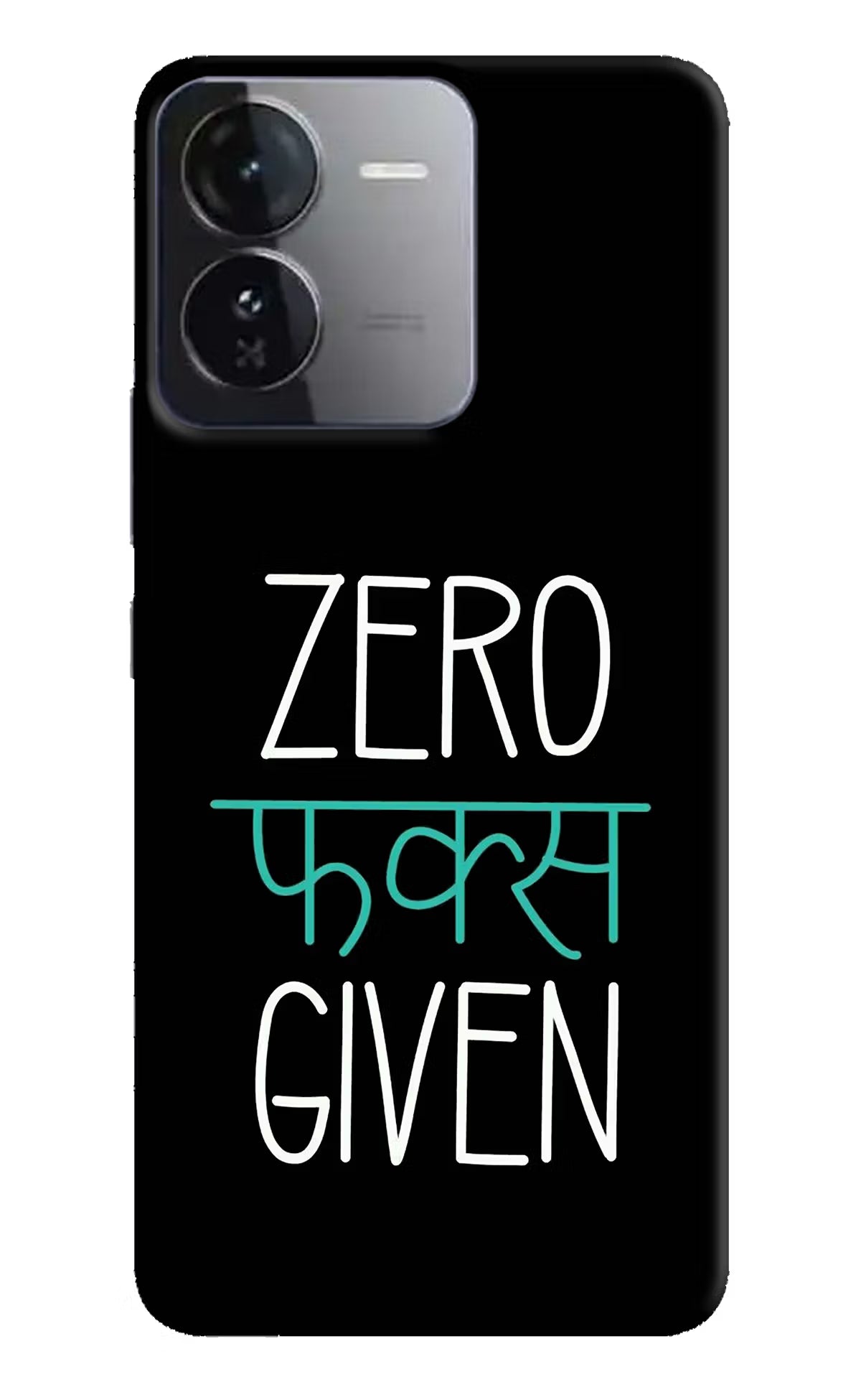 Zero Fucks Given iQOO Z9 5G Hard Case Back Cover by Casekaro
