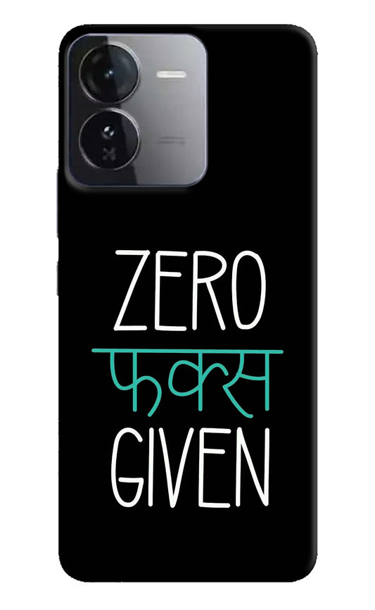 Zero Fucks Given iQOO Z9 5G Hard Case Back Cover by Casekaro