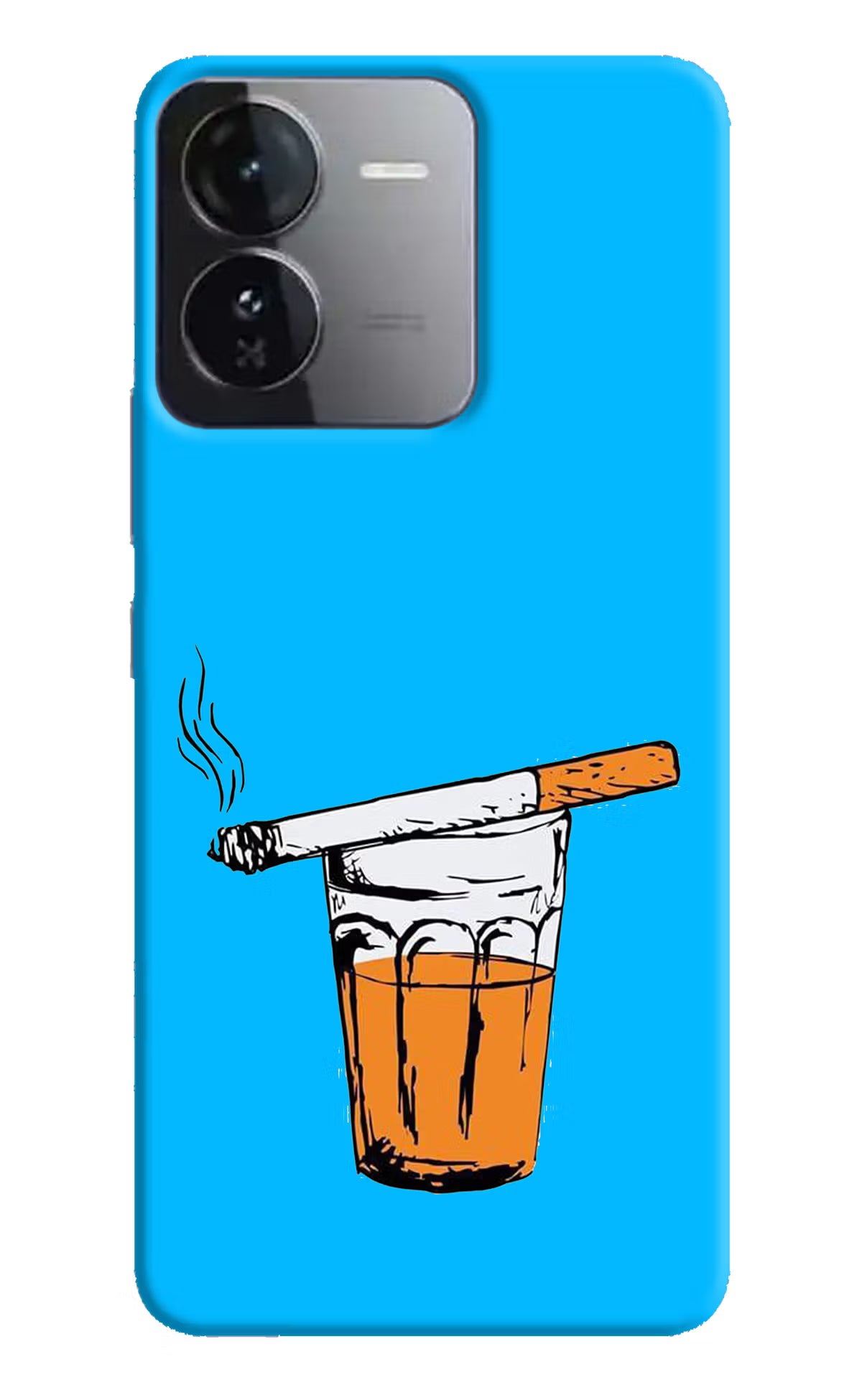 Chai Sutta iQOO Z9 5G Hard Case Back Cover by Casekaro