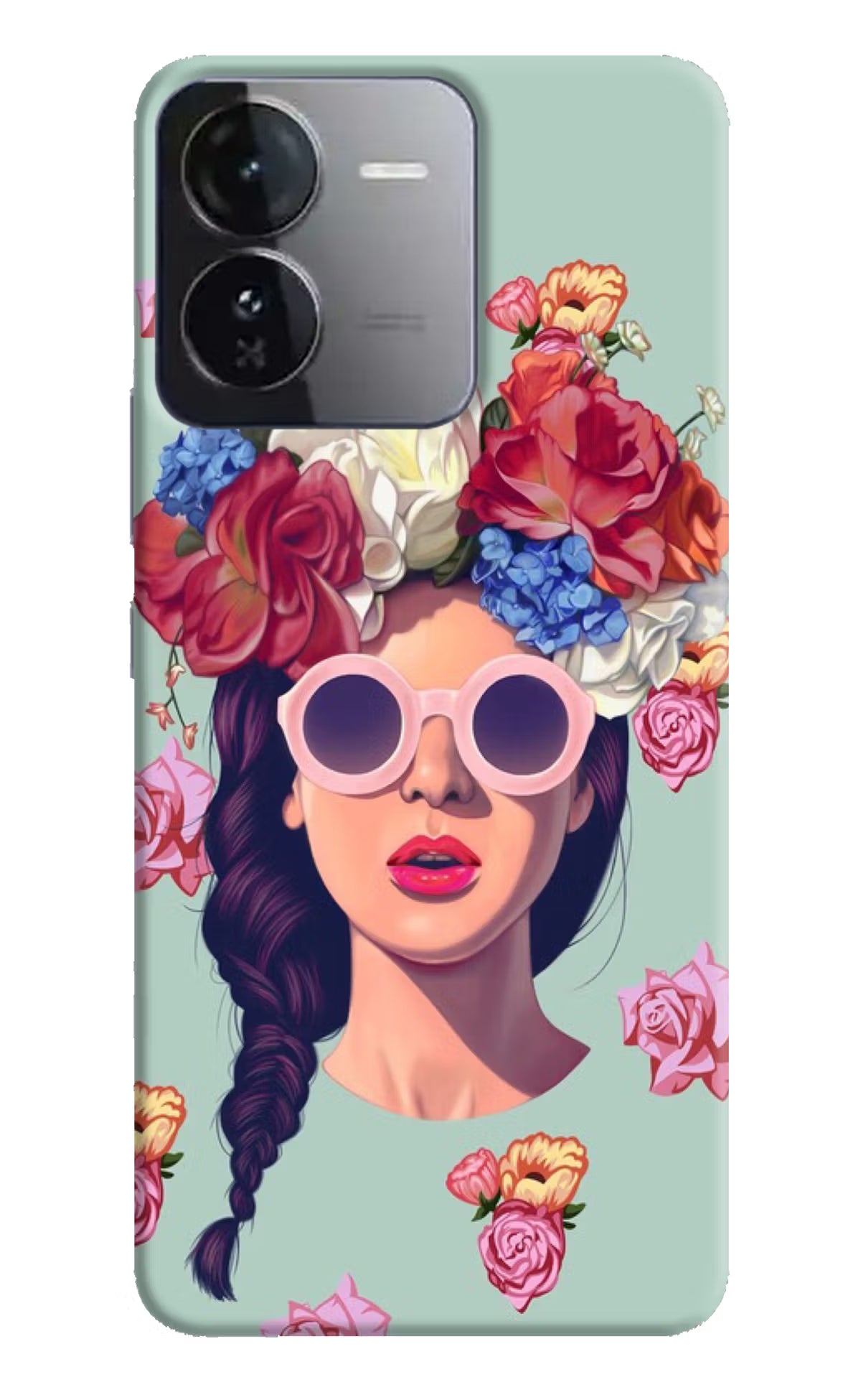 Pretty Girl iQOO Z9 5G Hard Case Back Cover by Casekaro