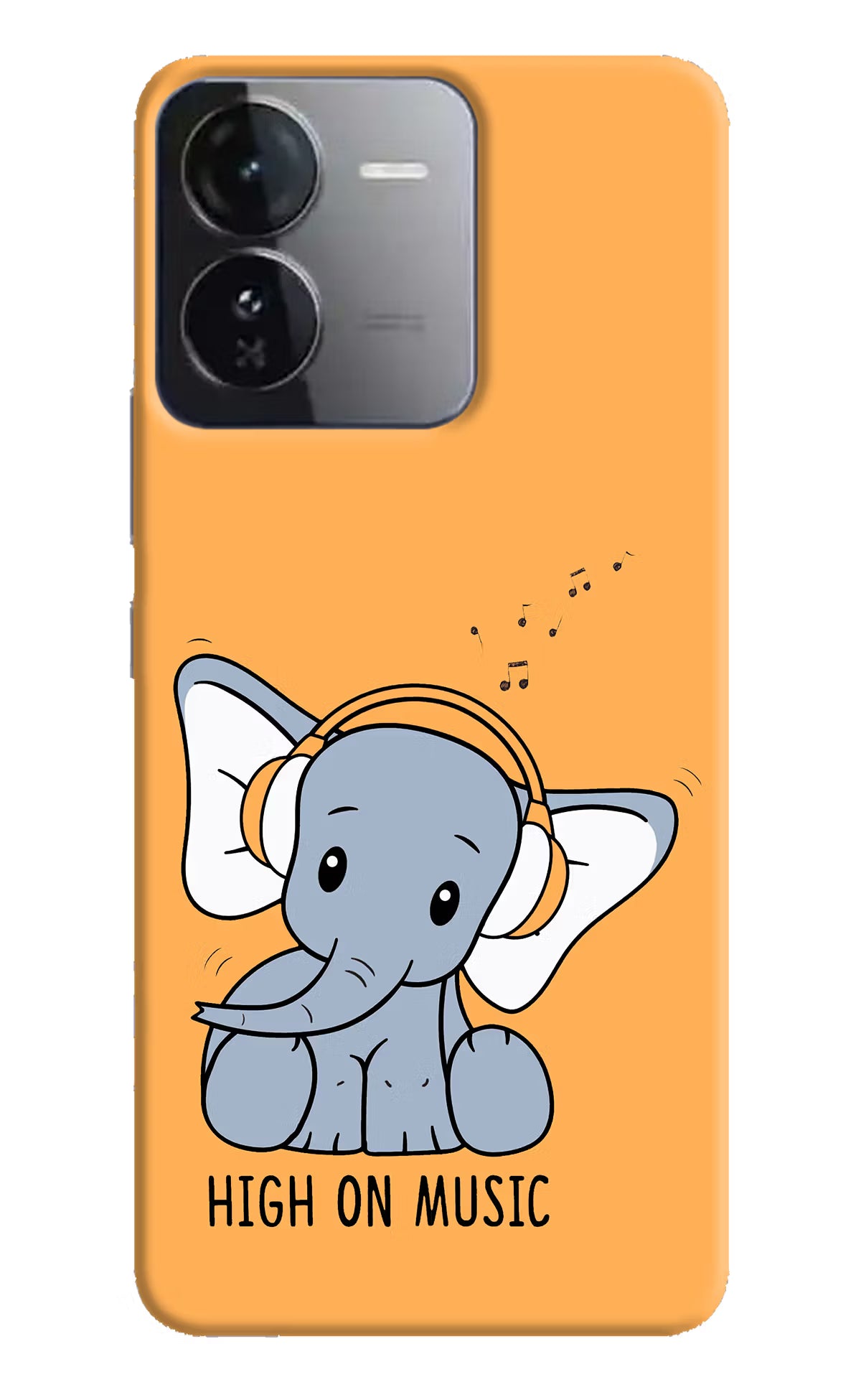 High On Music iQOO Z9 5G Hard Case Back Cover by Casekaro