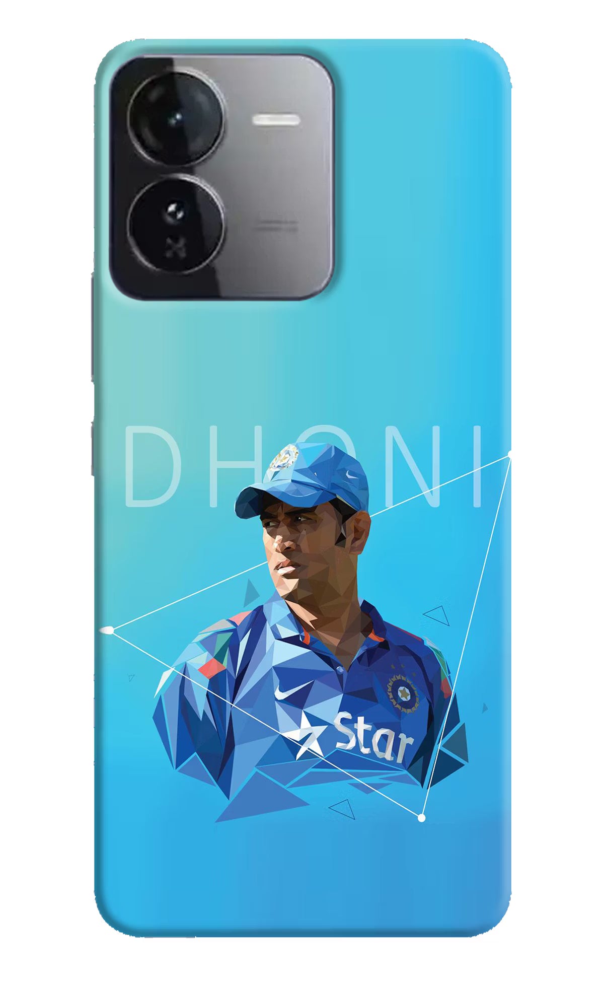 Dhoni Artwork iQOO Z9 5G Hard Case Back Cover by Casekaro