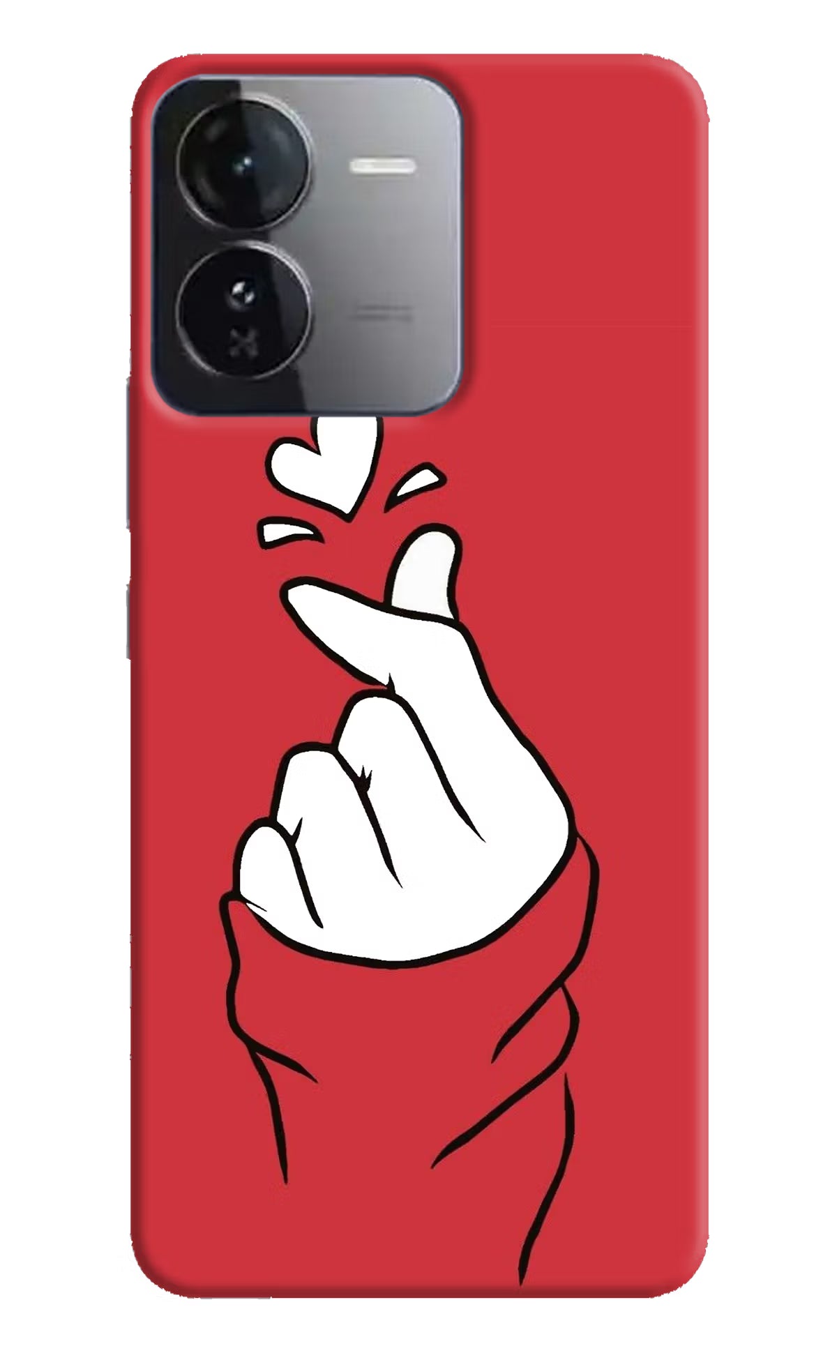 Korean Love Sign iQOO Z9 5G Hard Case Back Cover by Casekaro