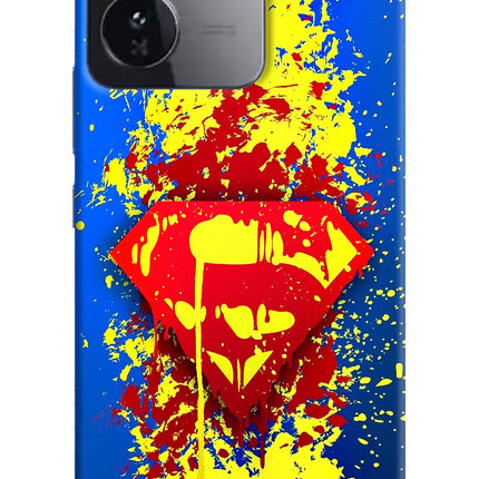 Superman logo iQOO Z9 5G Hard Case Back Cover by Casekaro